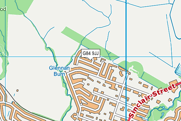 G84 9JJ map - OS VectorMap District (Ordnance Survey)
