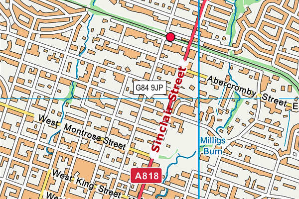 G84 9JP map - OS VectorMap District (Ordnance Survey)