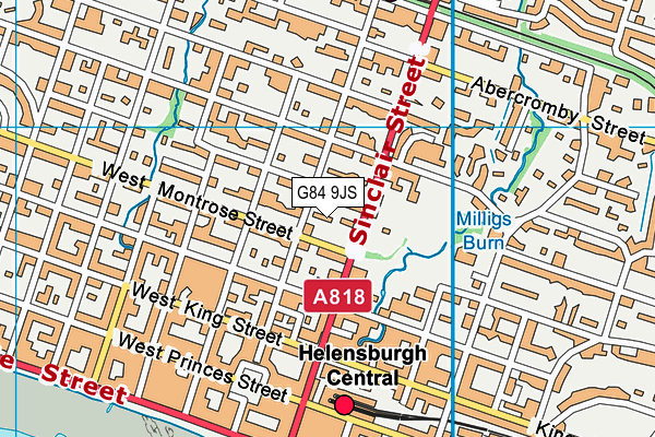 G84 9JS map - OS VectorMap District (Ordnance Survey)