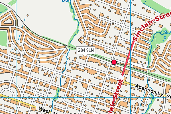 G84 9LN map - OS VectorMap District (Ordnance Survey)