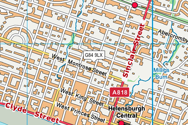 G84 9LX map - OS VectorMap District (Ordnance Survey)