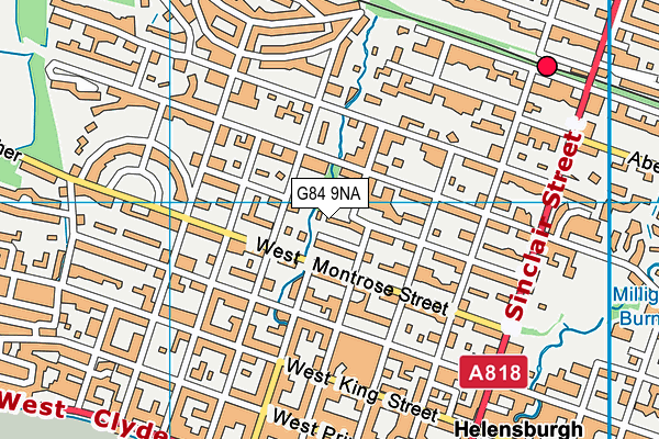 G84 9NA map - OS VectorMap District (Ordnance Survey)