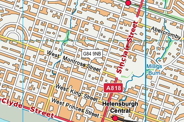 G84 9NB map - OS VectorMap District (Ordnance Survey)