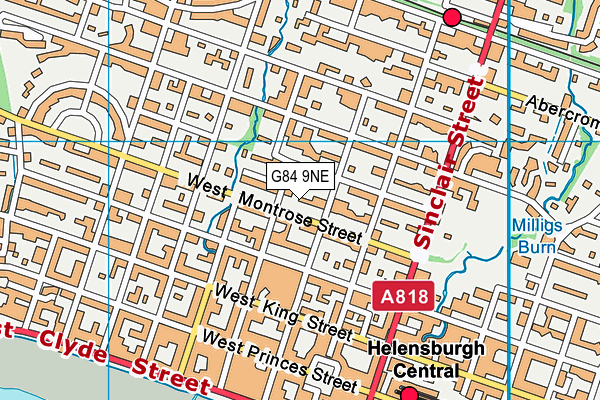 G84 9NE map - OS VectorMap District (Ordnance Survey)