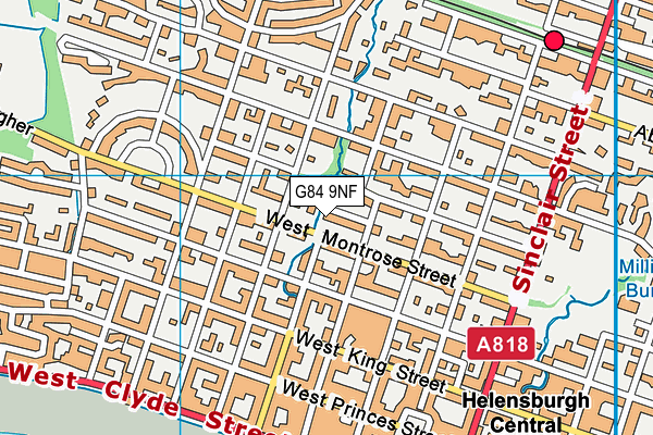 G84 9NF map - OS VectorMap District (Ordnance Survey)