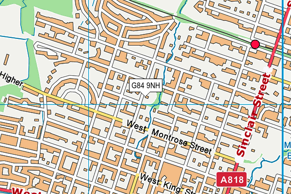 G84 9NH map - OS VectorMap District (Ordnance Survey)