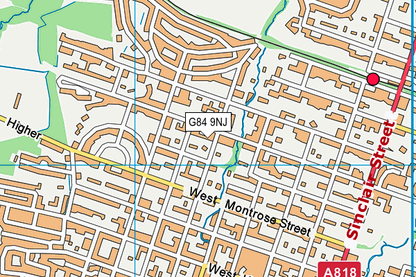 G84 9NJ map - OS VectorMap District (Ordnance Survey)