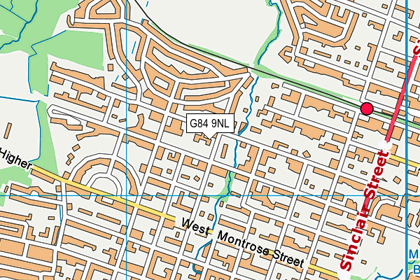 G84 9NL map - OS VectorMap District (Ordnance Survey)