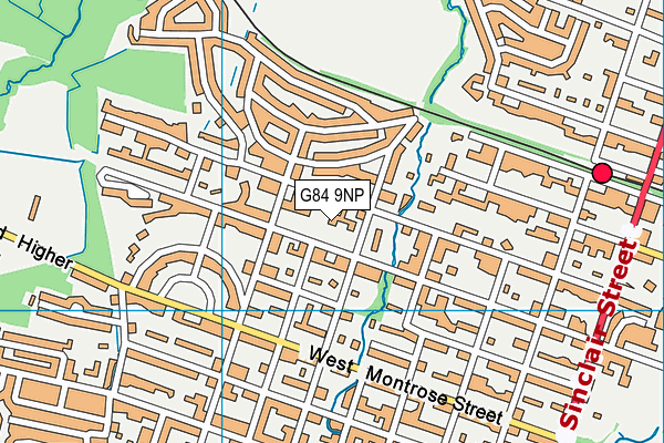 G84 9NP map - OS VectorMap District (Ordnance Survey)