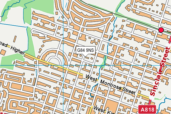 G84 9NS map - OS VectorMap District (Ordnance Survey)