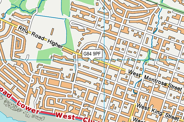 G84 9PF map - OS VectorMap District (Ordnance Survey)