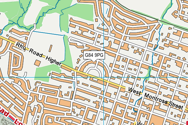 G84 9PG map - OS VectorMap District (Ordnance Survey)