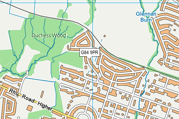 G84 9PR map - OS VectorMap District (Ordnance Survey)