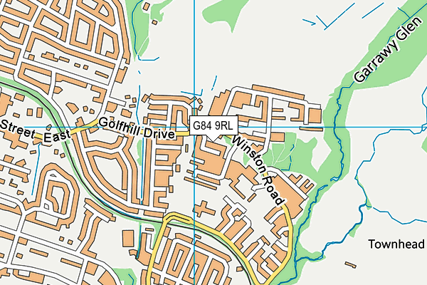 G84 9RL map - OS VectorMap District (Ordnance Survey)