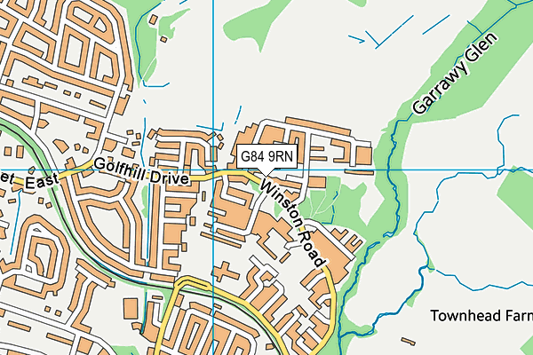 G84 9RN map - OS VectorMap District (Ordnance Survey)