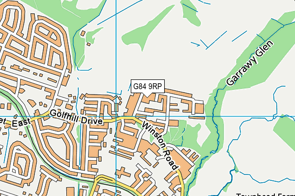 G84 9RP map - OS VectorMap District (Ordnance Survey)