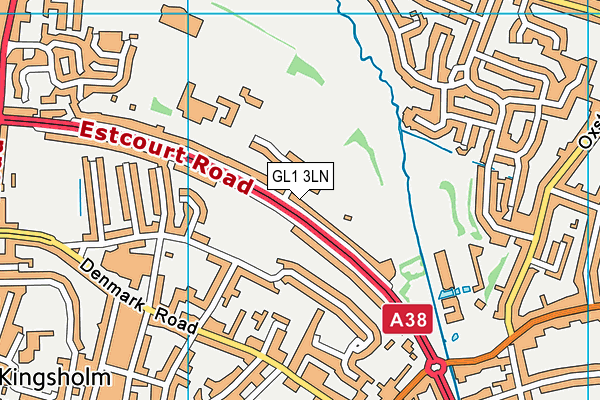 GL1 3LN map - OS VectorMap District (Ordnance Survey)