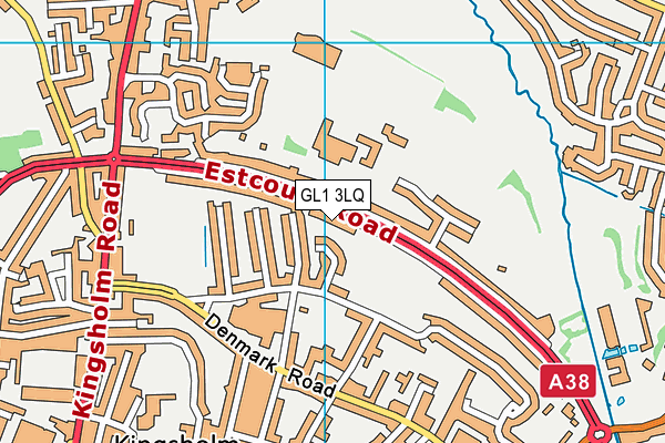 GL1 3LQ map - OS VectorMap District (Ordnance Survey)