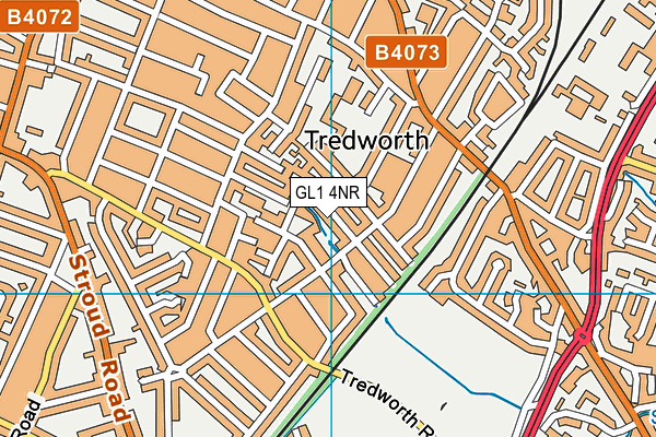 GL1 4NR map - OS VectorMap District (Ordnance Survey)