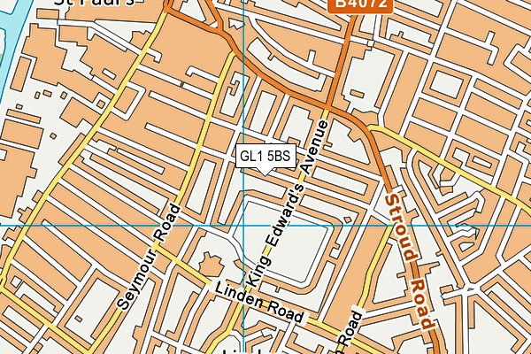 GL1 5BS map - OS VectorMap District (Ordnance Survey)