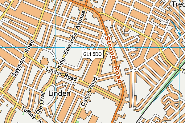 GL1 5DQ map - OS VectorMap District (Ordnance Survey)