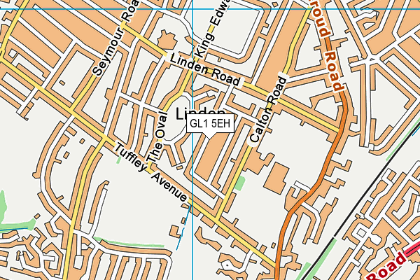 GL1 5EH map - OS VectorMap District (Ordnance Survey)