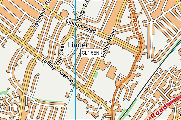 GL1 5EN map - OS VectorMap District (Ordnance Survey)