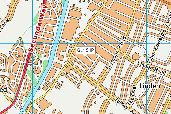 GL1 5HP map - OS VectorMap District (Ordnance Survey)