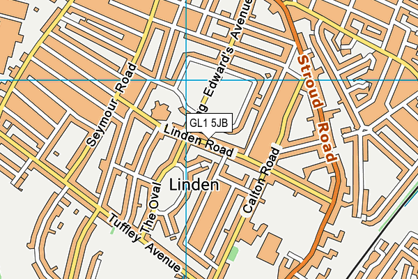 GL1 5JB map - OS VectorMap District (Ordnance Survey)