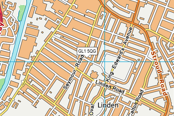 GL1 5QG map - OS VectorMap District (Ordnance Survey)