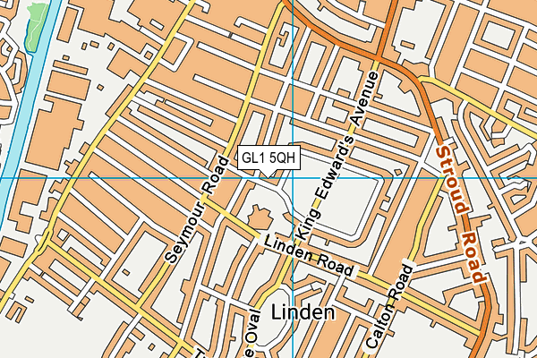 GL1 5QH map - OS VectorMap District (Ordnance Survey)