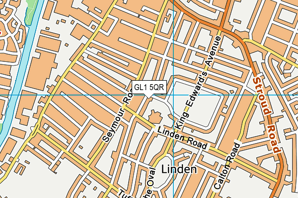 GL1 5QR map - OS VectorMap District (Ordnance Survey)