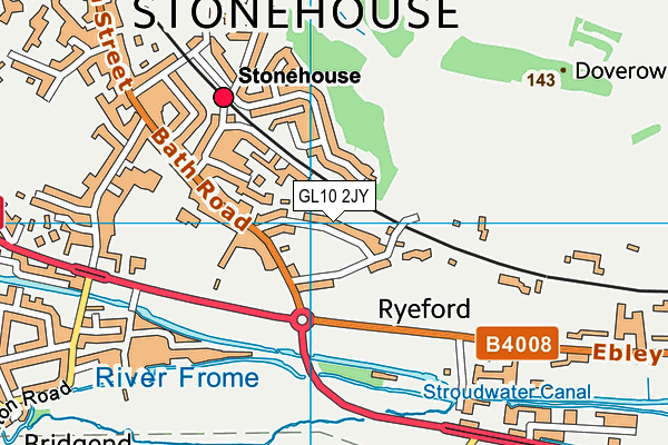 Map of STROUD CARE SERVICES LIMITED at district scale