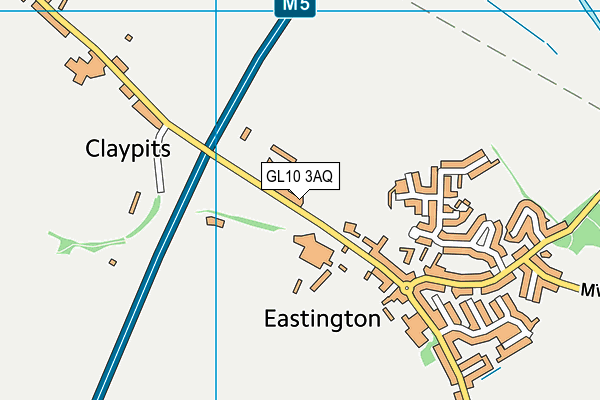 GL10 3AQ map - OS VectorMap District (Ordnance Survey)