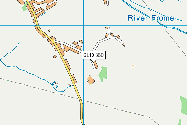 GL10 3BD map - OS VectorMap District (Ordnance Survey)