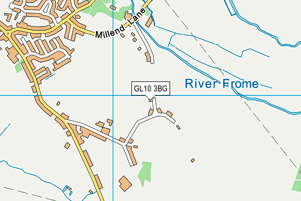 GL10 3BG map - OS VectorMap District (Ordnance Survey)