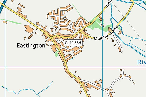 GL10 3BH map - OS VectorMap District (Ordnance Survey)