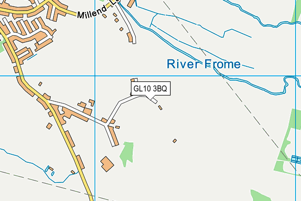 GL10 3BQ map - OS VectorMap District (Ordnance Survey)