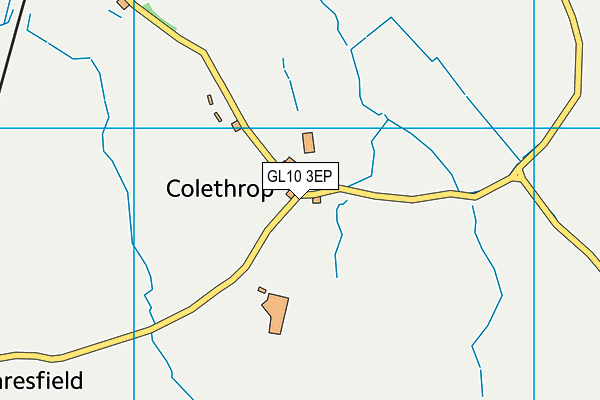 GL10 3EP map - OS VectorMap District (Ordnance Survey)