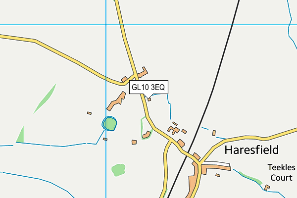 GL10 3EQ map - OS VectorMap District (Ordnance Survey)