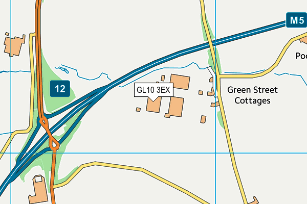 GL10 3EX map - OS VectorMap District (Ordnance Survey)