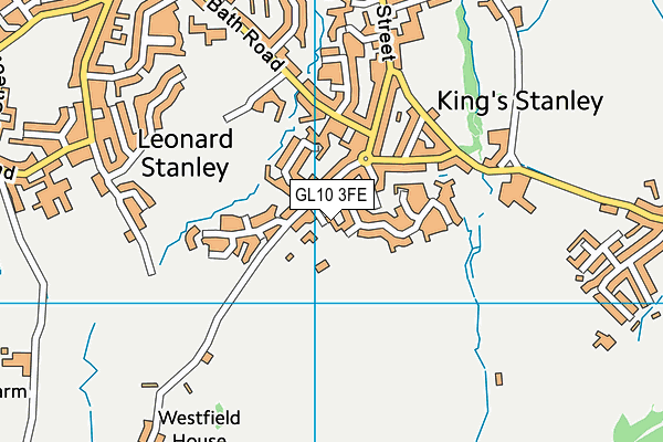 GL10 3FE map - OS VectorMap District (Ordnance Survey)