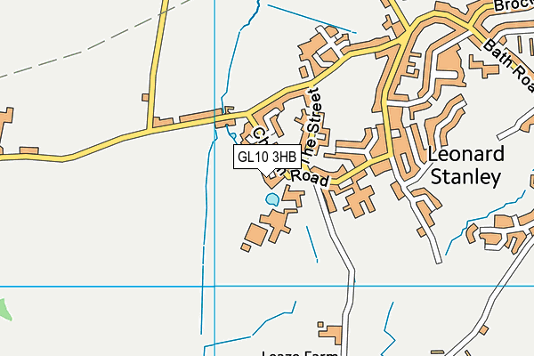 GL10 3HB map - OS VectorMap District (Ordnance Survey)