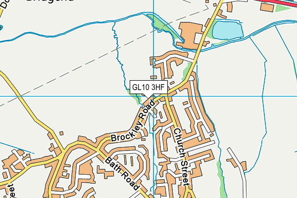 GL10 3HF map - OS VectorMap District (Ordnance Survey)