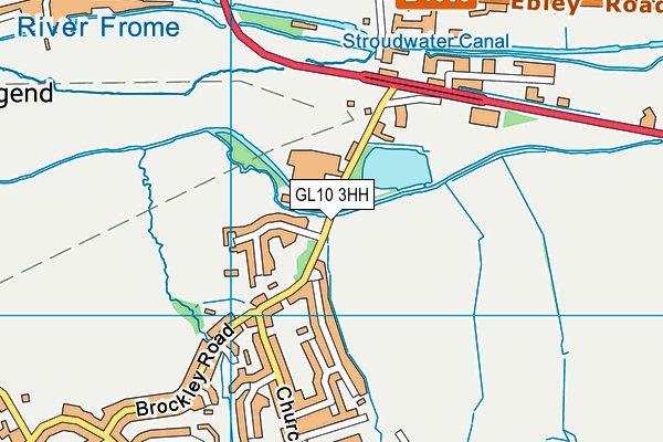 GL10 3HH map - OS VectorMap District (Ordnance Survey)