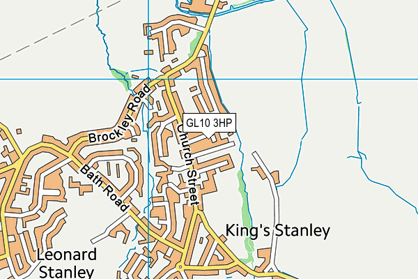 GL10 3HP map - OS VectorMap District (Ordnance Survey)