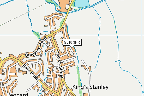 GL10 3HR map - OS VectorMap District (Ordnance Survey)
