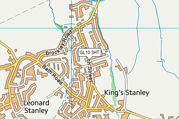 GL10 3HT map - OS VectorMap District (Ordnance Survey)