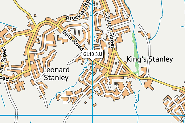 GL10 3JJ map - OS VectorMap District (Ordnance Survey)