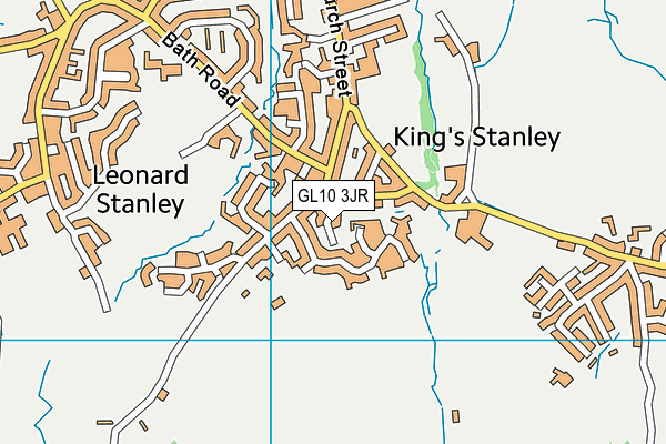 GL10 3JR map - OS VectorMap District (Ordnance Survey)